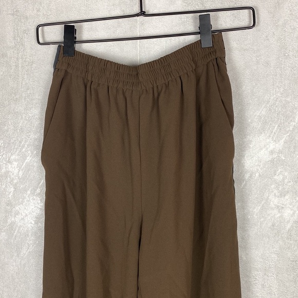 Zara green trouser striped jogger pants - Picture 3 of 8